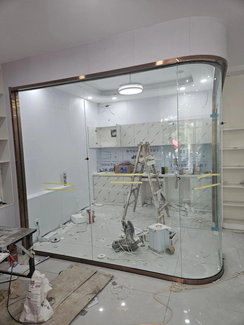 河池市热弯弧形玻璃异形展柜玻璃 - 排名